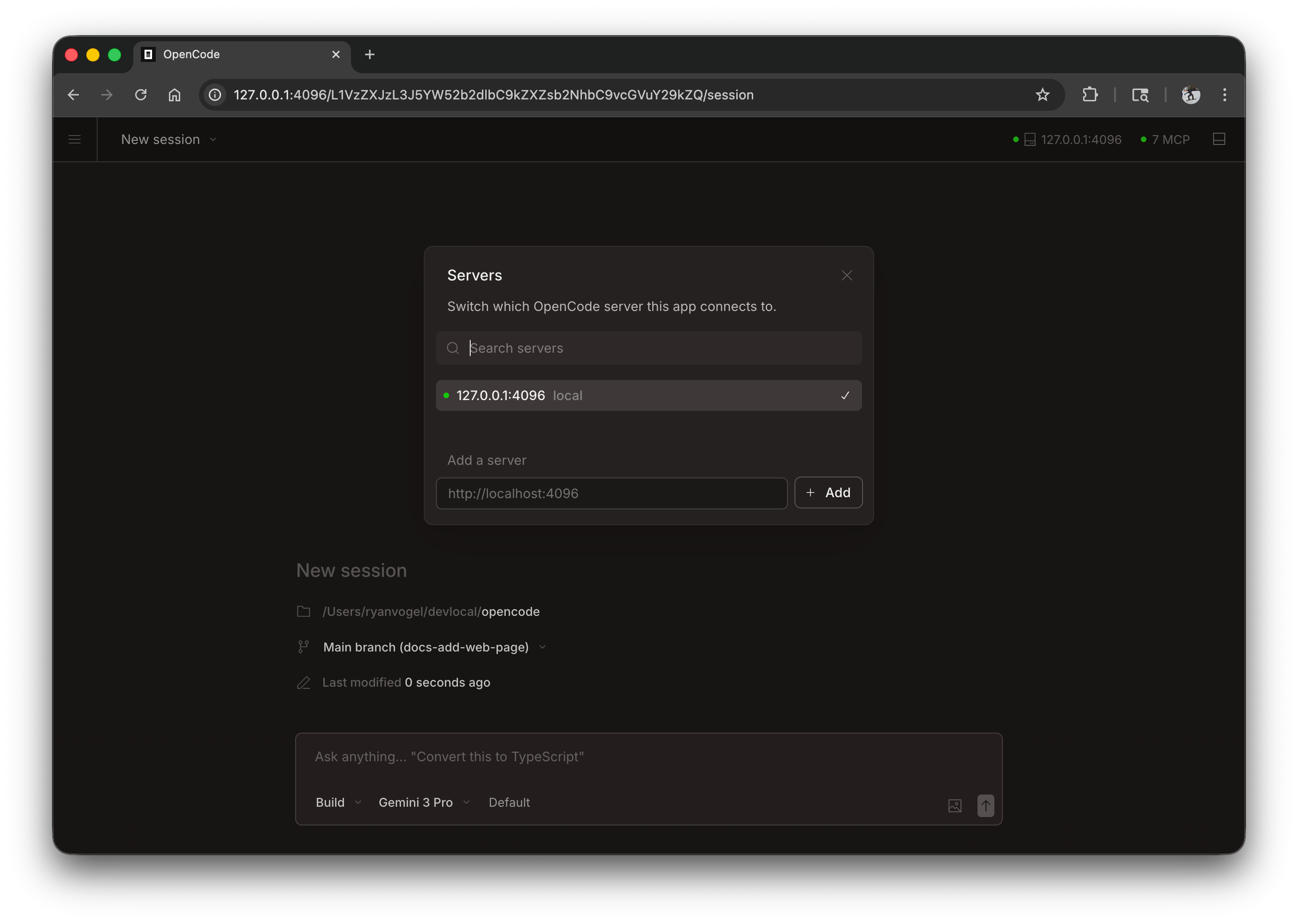 Web OpenCode Web OpenCode
