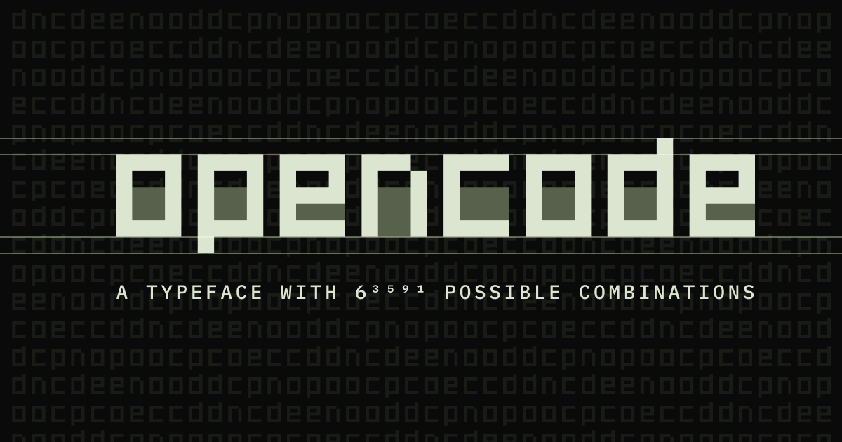 OpenCode Font